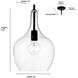 Lamara 1 Light 10 inch Matte Black Indoor Pendant Ceiling Light